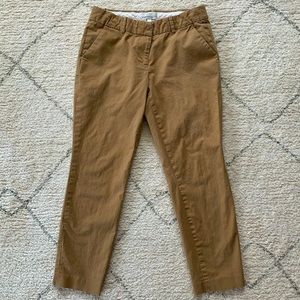 J. Crew Khaki Cafe Capri Pant Size 2